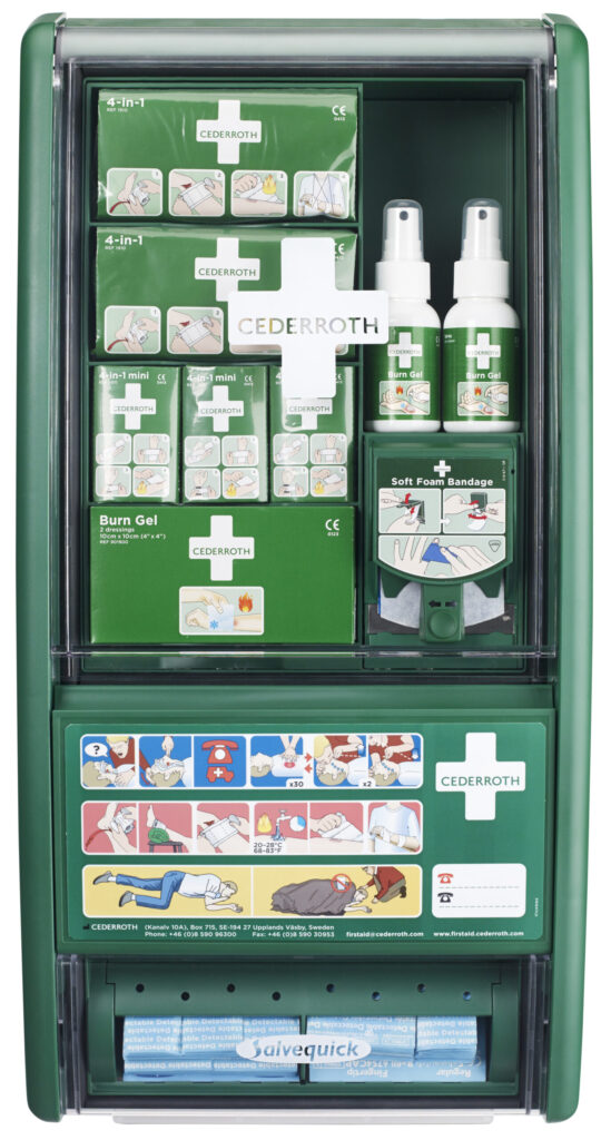 Cederroth first aid & burn station för brännskador