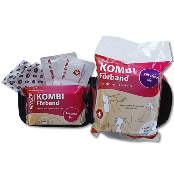 Första hjälpen-kit Säker, packad