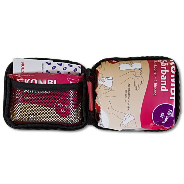 Första hjälpen-kit Säker, packad