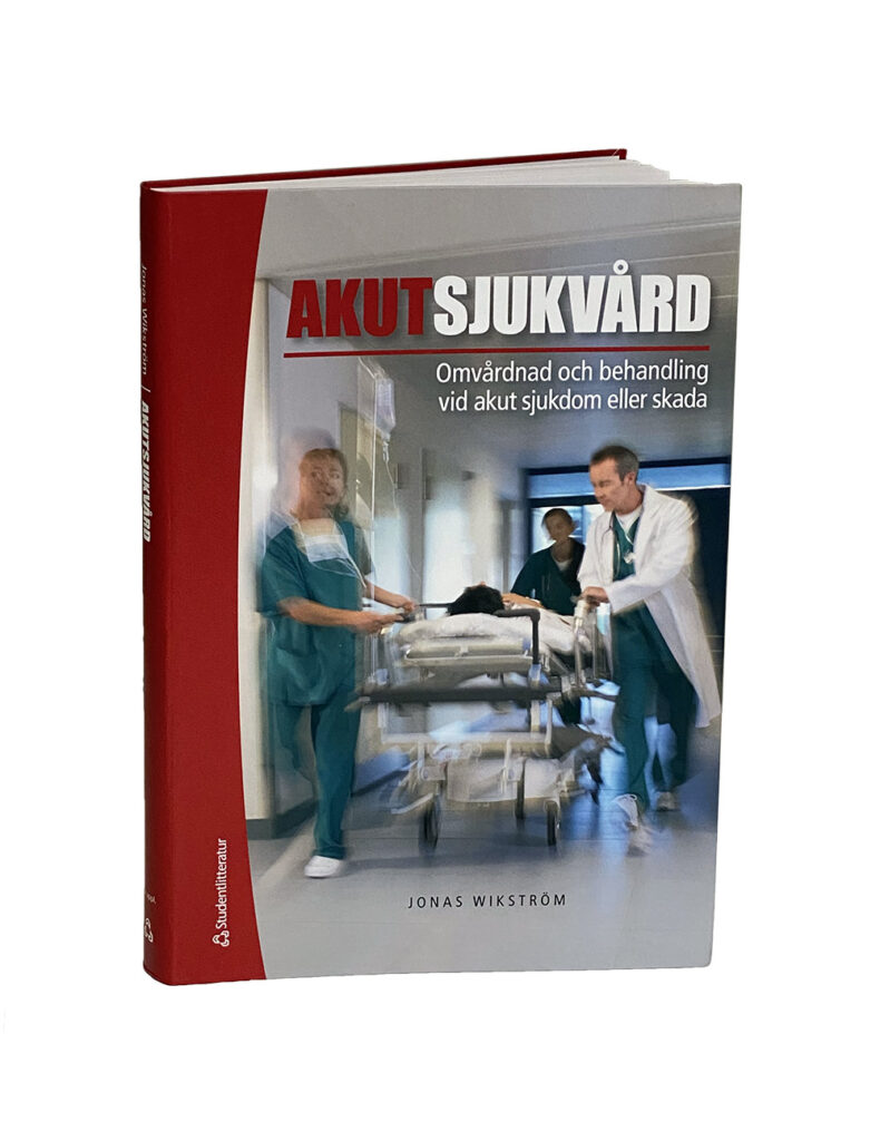 Boken akutsjukvård skriven av Jonas Wikström. Förata Hjälpencentrums VD