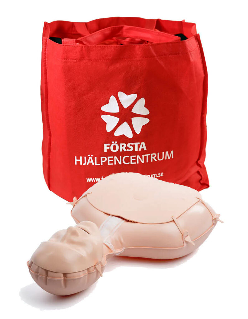 HLR-docka Mini Anne plus, 5-pack i röd påse