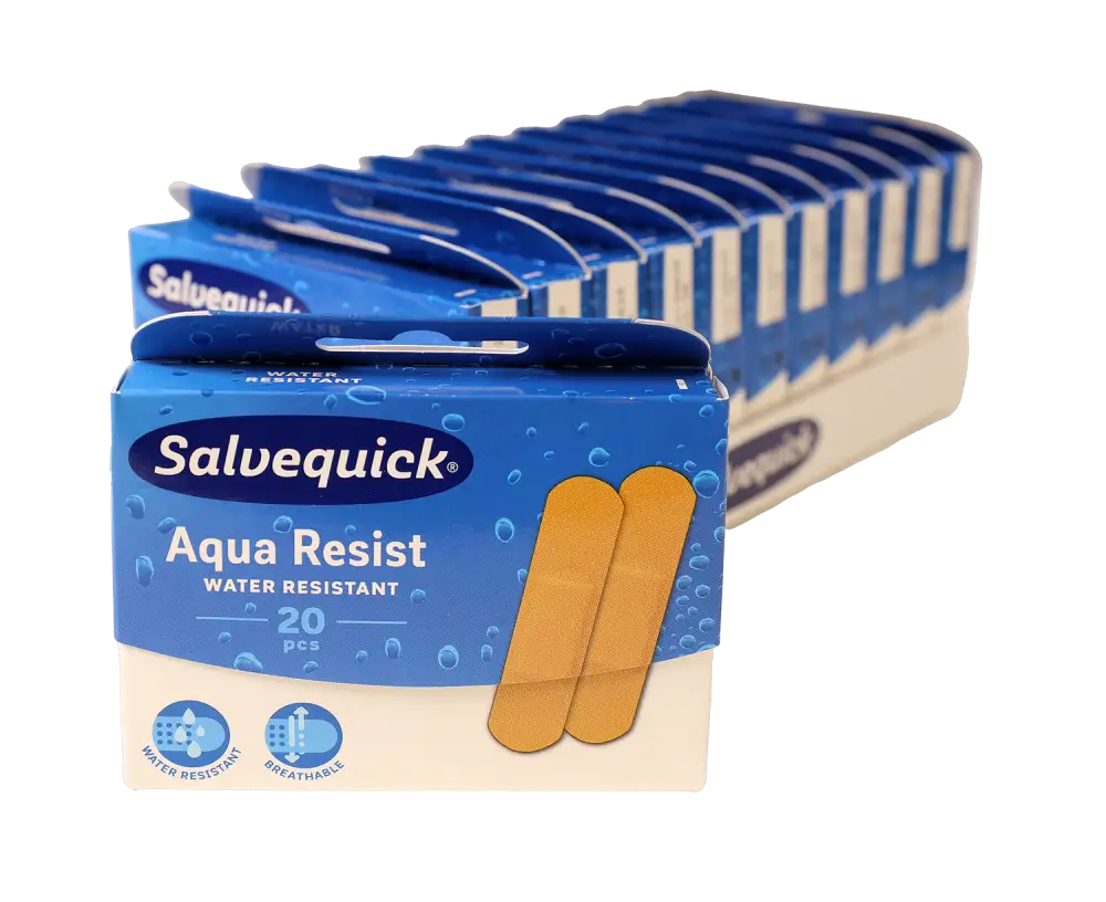 Salvequick Plastplåster Aqua Resist 12-pack