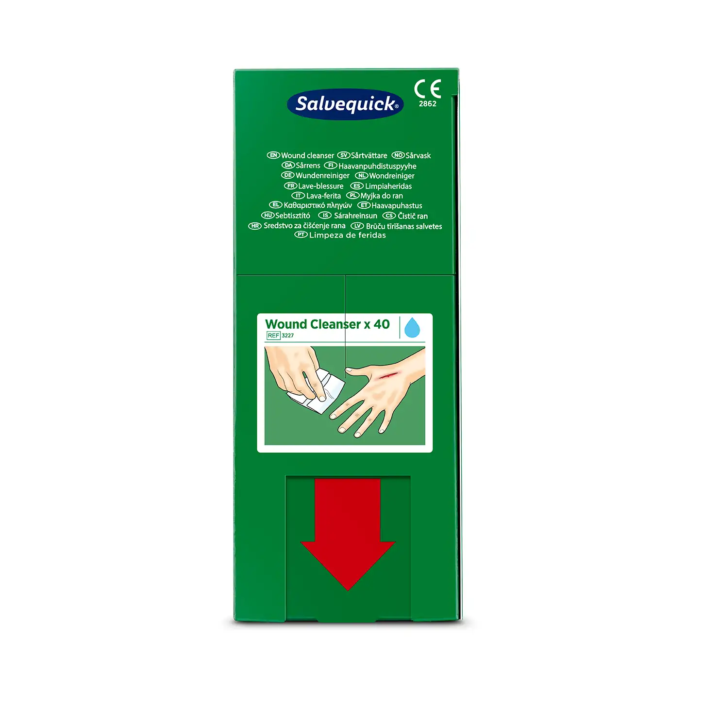 Salvequick sårtvättare, 40-pack