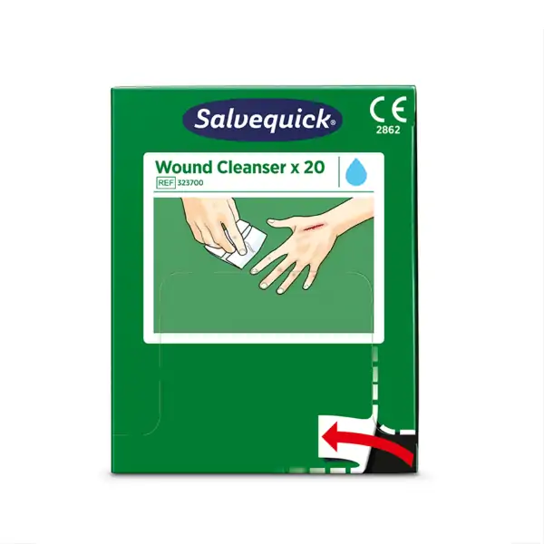 Salvequick sårtvättare, 20-pack