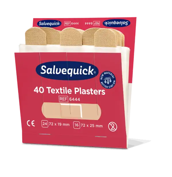 salvequick textilplåster 6-pack refill