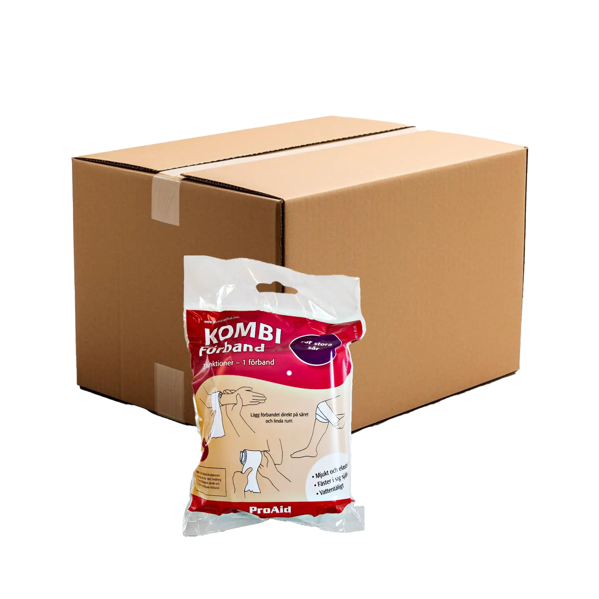 Kombiförband, 10 x 80 cm, 230-pack