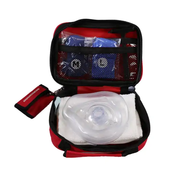 Innehåll i Rescue Kit för hjärtstartare, 4000-se