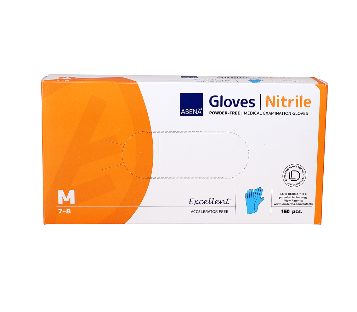 Skyddshandskar, M, 150-pack