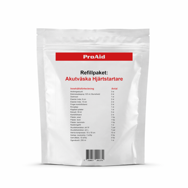 5132-REF Refillkit akutväska hjärtstartare
