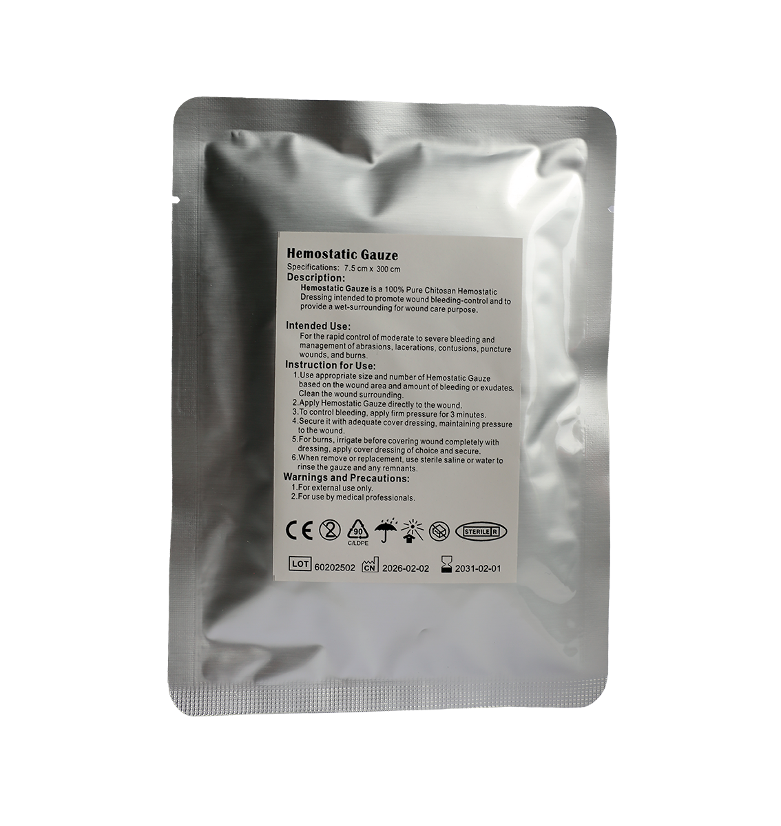 Hemostatic Gauze / Hemostatisk tamponeringsväv